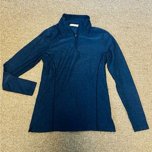 Peter Millar Women’s Performance Quarter Zip Pullover navy blue size small